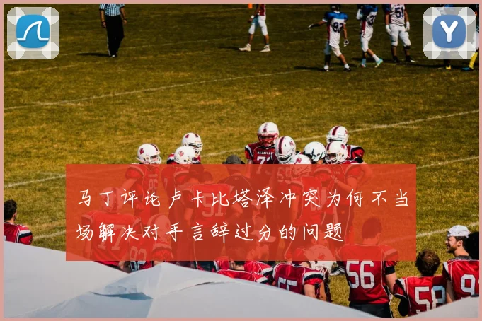 马丁评论卢卡比塔泽冲突为何不当场解决对手言辞过分的问题